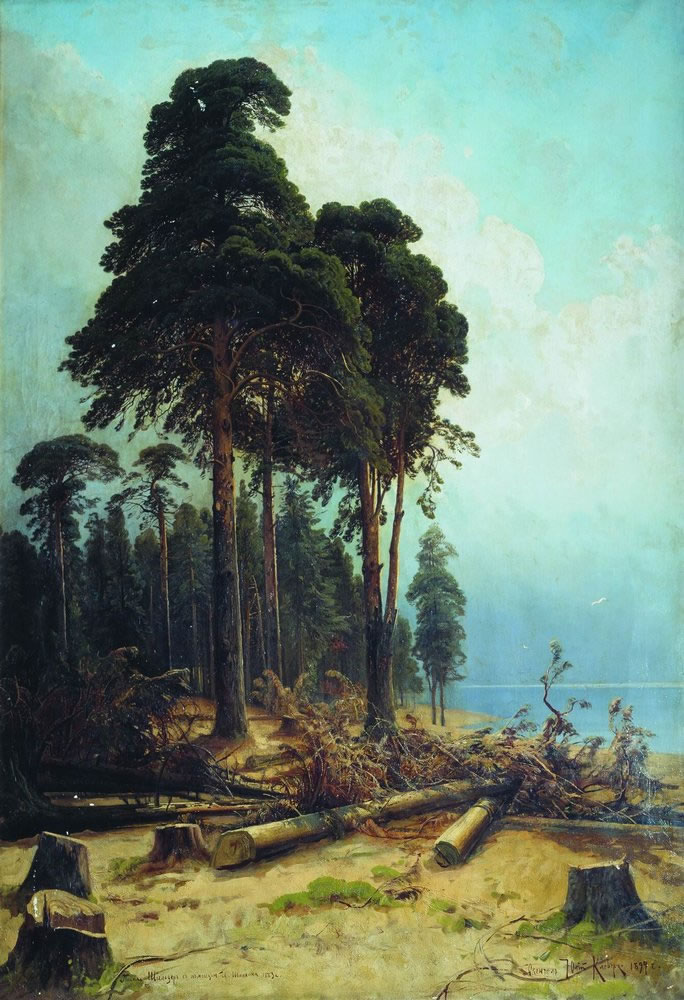 Иван Шишкин. Сосновый лес. 1883-1894.